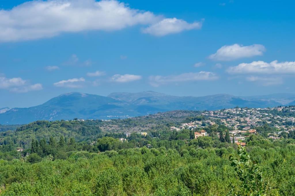 A7- 2 Bdr Sea & Mountain View - Ac, Parking, Pool & Terrace Antibes Exterior foto
