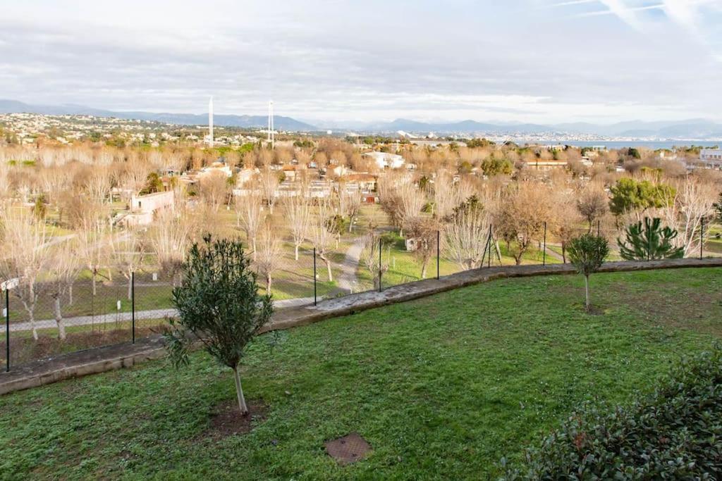 A7- 2 Bdr Sea & Mountain View - Ac, Parking, Pool & Terrace Antibes Exterior foto